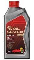 как выглядит масло моторное s-oil 7 red #9 sp 5w40 1л на фото