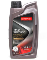 как выглядит масло моторное champion oem specific 5w30 c3 sp extra 1л на фото