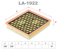 как выглядит фильтр воздушный lynxauto la-1922 на фото