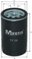 как выглядит m-filter фильтр масляный tf26 на фото