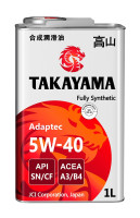как выглядит масло моторное takayama 5w40 а3/в4 sn/cf 1л на фото