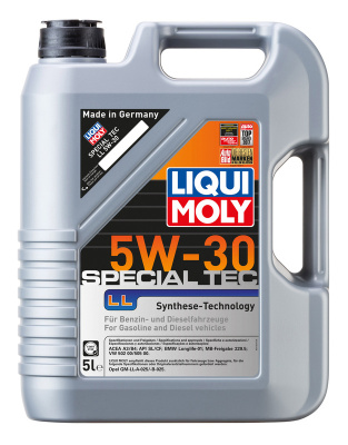 как выглядит liqui moly 5w-30 sl/cf special tec ll 5л (нс-синт.мотор.масло) на фото