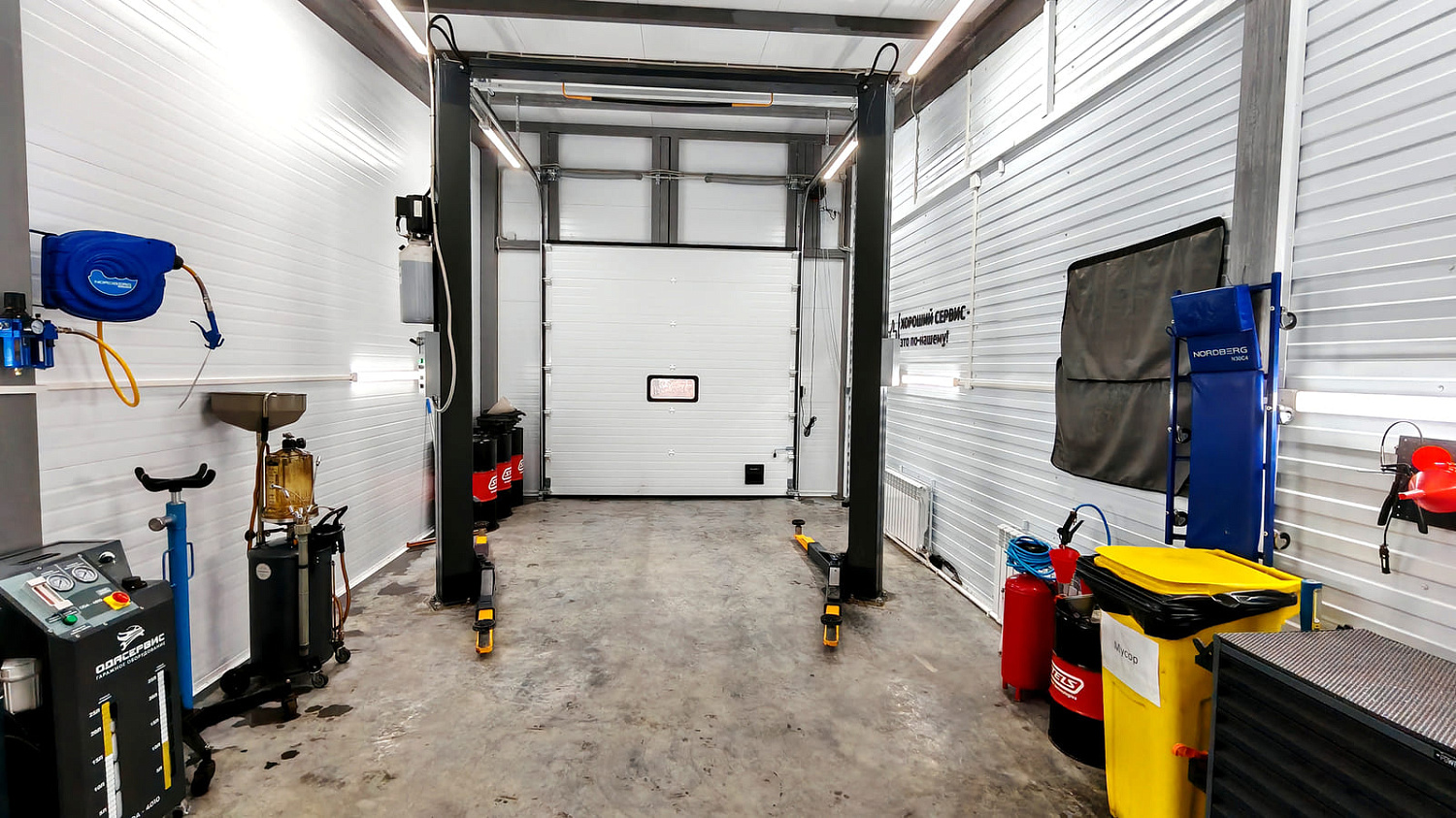 Расширение магазина до автокомплекса в Омске