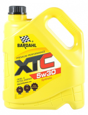 как выглядит bardahl 5w30 xtc sn 5l (синт. моторное масло) на фото